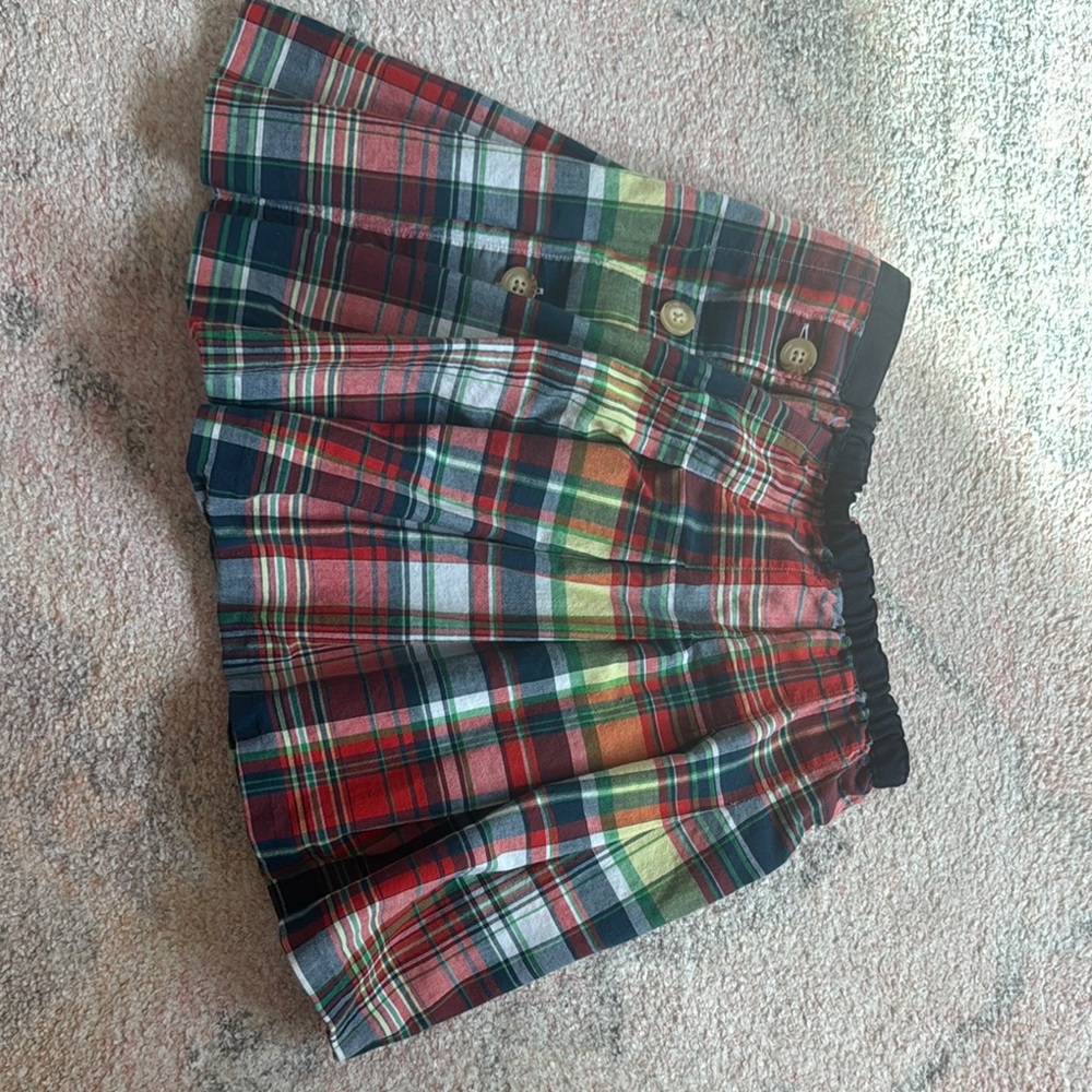 Ralph Lauren Kids Plaid Skirt - Red, Green, Blue